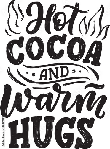 hot cocoa and warm hug