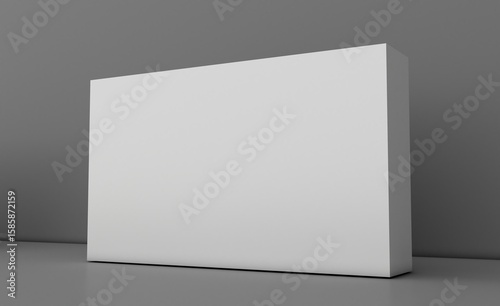 Mockup for press wall, pop up. Template. Blank wall. Blank mock-up box product isolated.	
