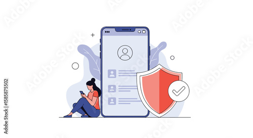 Secure mobile application security and privacy protection for online safety