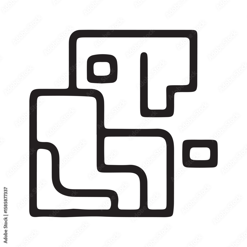 Smiling Farmer Outline Icon Agriculture, Harvest, and Rural Lifestyle Illustration Smiling Farmer Outline Icon Agriculture, Harvest, and Rural Lifestyle Illustration