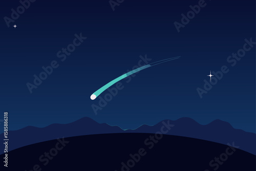 paragliding in the night