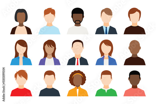 Multicultural Faces: An inclusive and diverse array of portraits, representing a range of backgrounds and ethnicities.