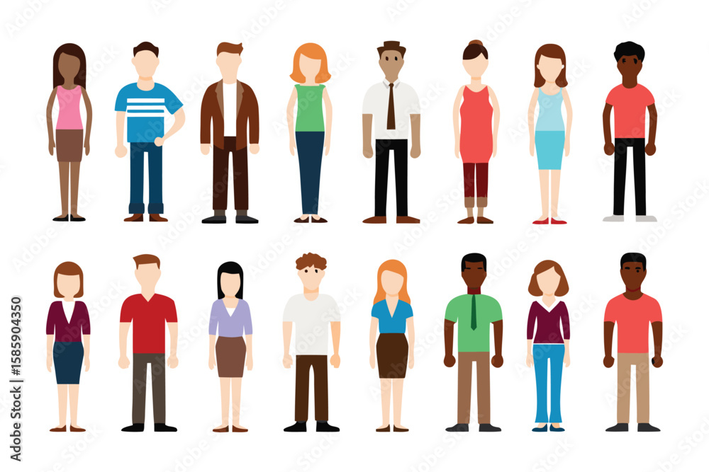 Diverse People Icons: A vibrant collection of diverse cartoon people icons, representing various ethnicities, genders, and styles. Perfect for illustrating inclusivity, diversity. Diverse People Icons: A vibrant collection of diverse cartoon people icons, representing various ethnicities, genders, and styles. Perfect for illustrating inclusivity, diversity.