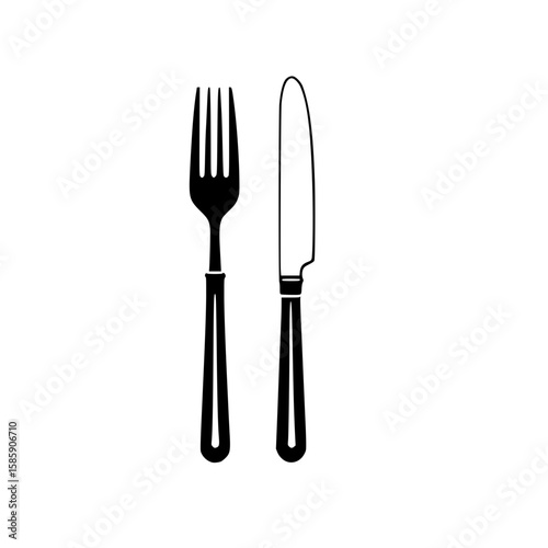 fork knife and spoon
