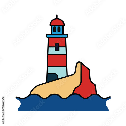 lighthouse on the coast