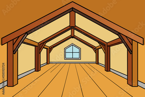 historic home interior with wood floor and open