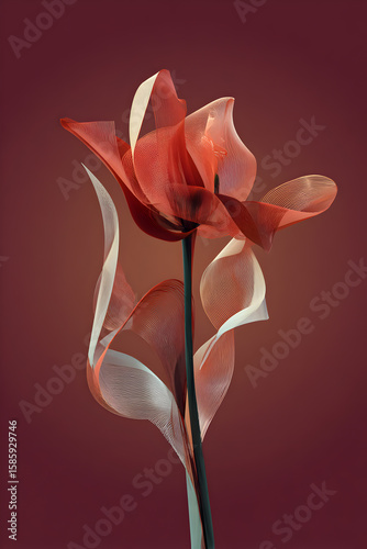 Wallpaper Mural Dancing Tulip Torontodigital.ca