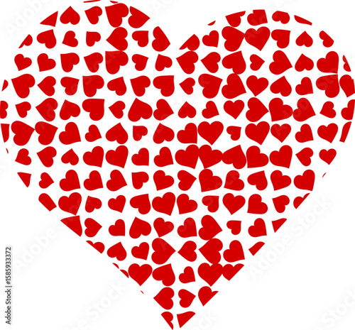 Patterned Heart Design