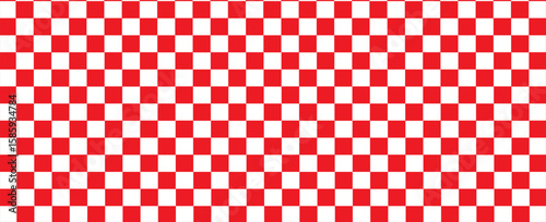 White and red squares pattern. vector