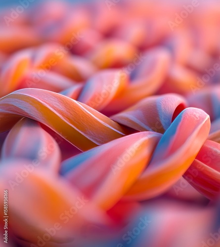 Abstract Candy Twists - Close Up