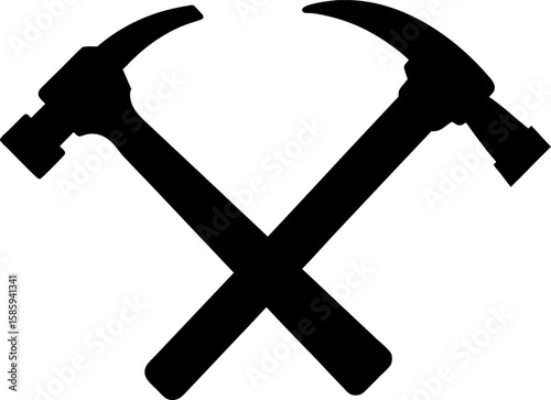 Hammer tool vector, Hammer tool art, Hammer vector art design, Vector of modern Hammer art, Hammer isolated
