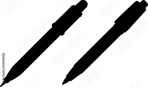 Pen vector, Pen art, Pen vector art design, Vector of modern Pen art, Pen isolated