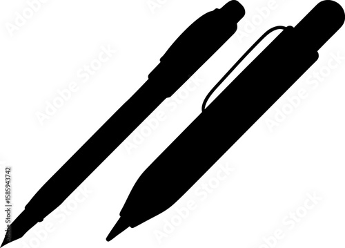 Pen vector, Pen art, Pen vector art design, Vector of modern Pen art, Pen isolated