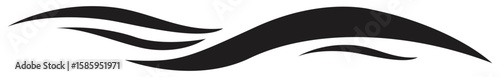 Tribal Flame Decal Vector Design Illustration.