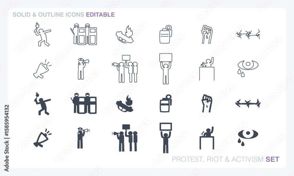 Fototapeta premium Protest Riot & Activism