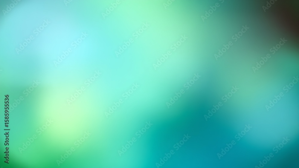 Abstract Blurred Gradient of Vibrant Green and Blue Tones for Dreamy Background Abstract Blurred Gradient of Vibrant Green and Blue Tones for Dreamy Background