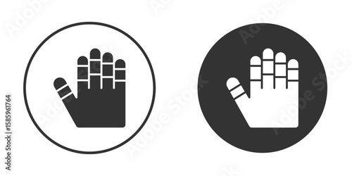 фотографія Gauntlet icon flat pictogram for web