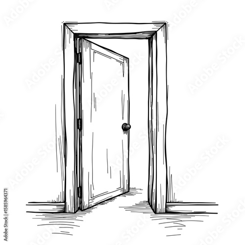 Open door – Opportunity, exploration, entryway to new beginnings