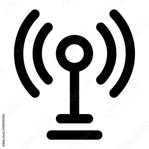 broadcasting icon for illustration