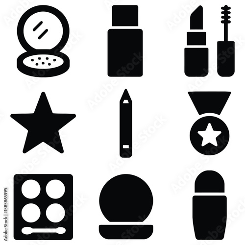Makeup cosmetics beauty products lipstick mascara