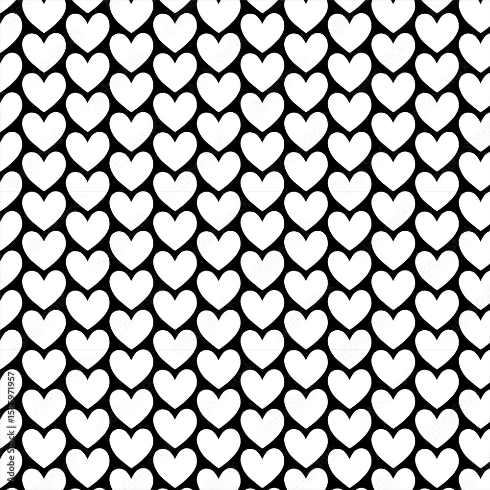 Fototapeta premium heart love minimalist cute pattern