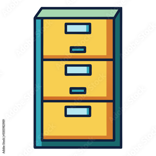 vector file cabinet