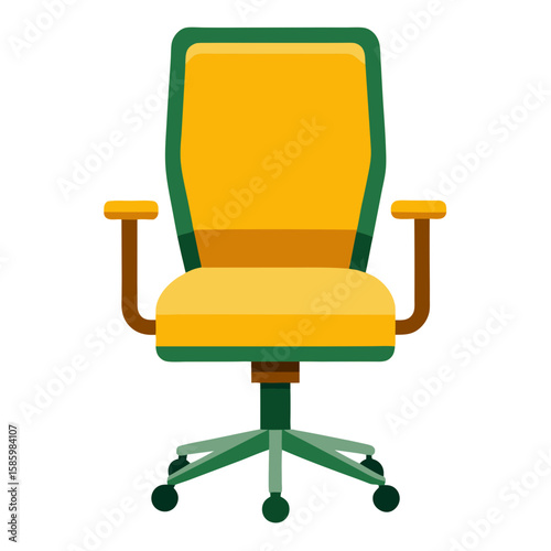 armchair isolated on white background