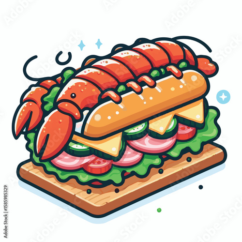 food, lobster, roll, seafood, bun, bread, delicious, restaurant, sandwich, lobster roll, meal, lunch, dinner, new england, background, shellfish, fresh, butter, menu, eat, cuisine, maine, dish, meat, 