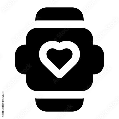 fitness tracker icon for illustration