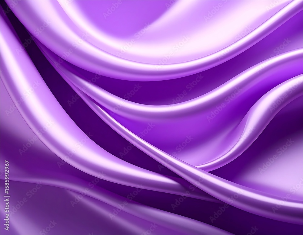 Fototapeta premium Purple silk fabric folds (3)