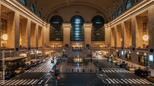 Exploring the Stunning Architecture of Grand Central Station in New York City at Night
