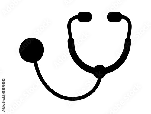 stethoscope icon vector 