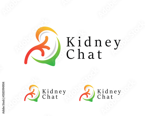 kidney logo creative design concept medical creative health