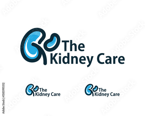 kidney logo creative design concept medical creative health