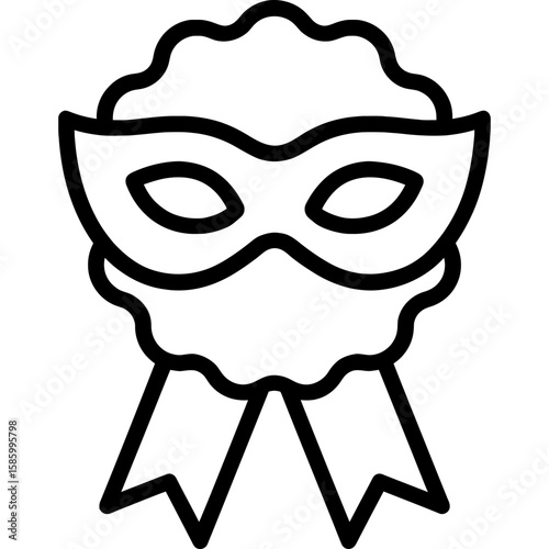 Fake counterfeit quality outline icon vector