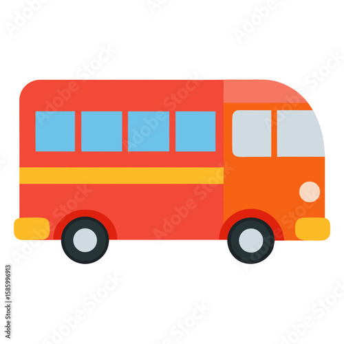 vector school bus