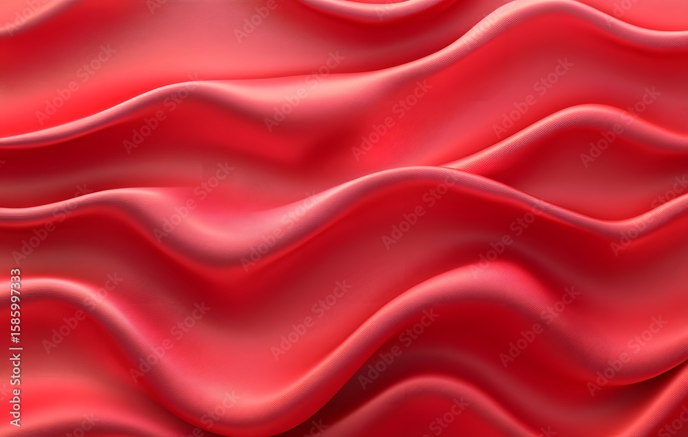 Obraz premium red silk material as a background