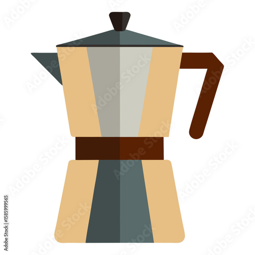 coffee maker on white background
