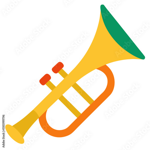 trumpet vector illustration
