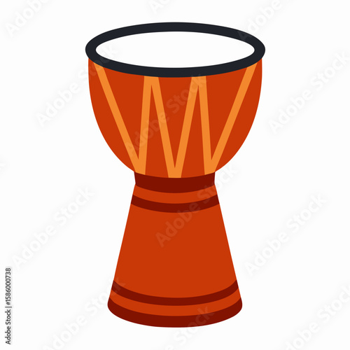 djembe-vector--style-white-background