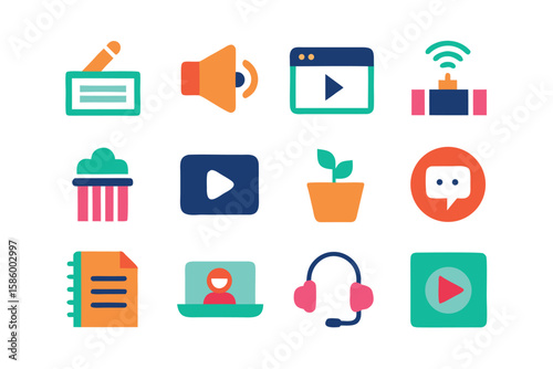 Ethical AI Icons for Responsible Innovation