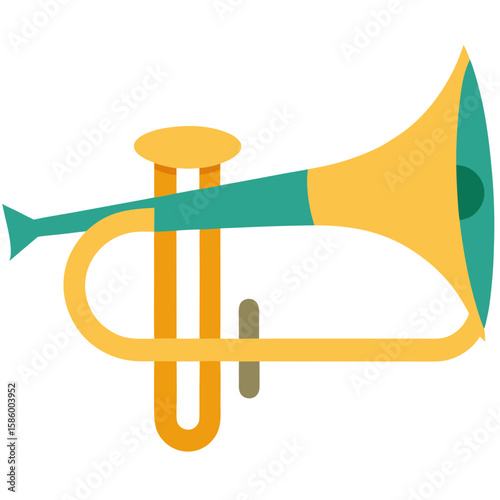 trumpet vector illustration