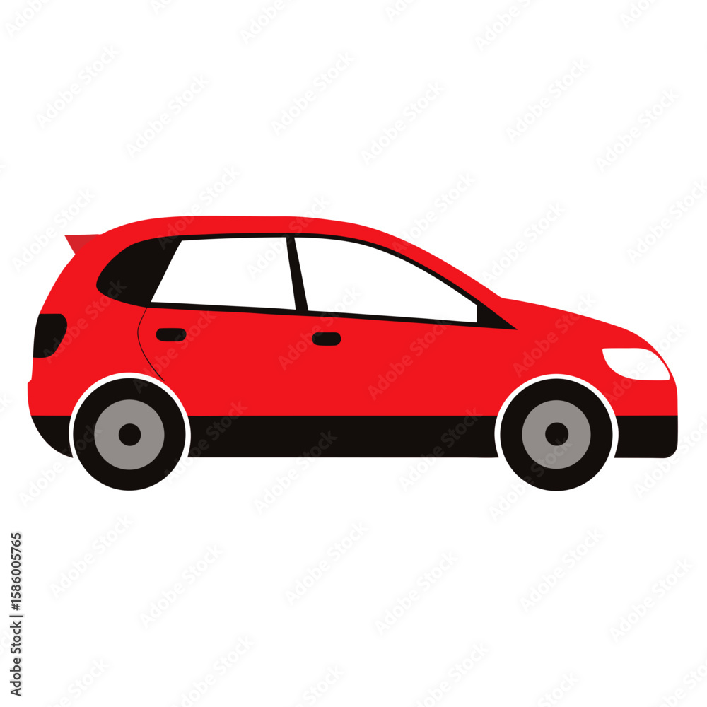 Fototapeta premium red sport car