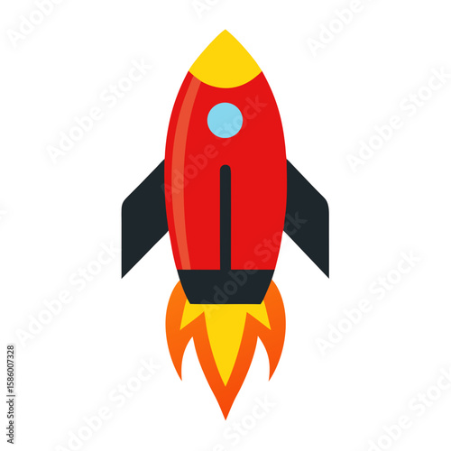 rocket in space