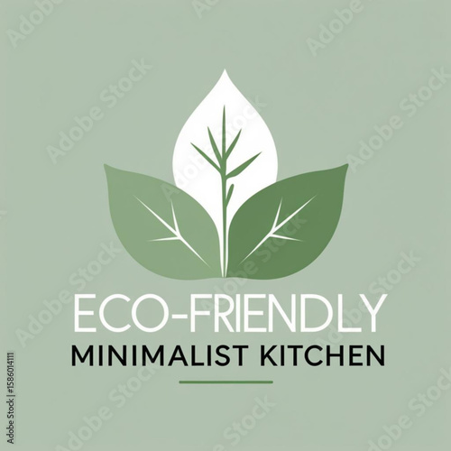 Eco friendly minimalist kitchen design ideas and sustainable living concept for home decor and interior design