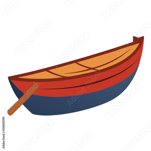 boat on a white background