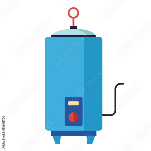 Water Heater  Icon AI Generated Household Device Line Art for Microstock Design