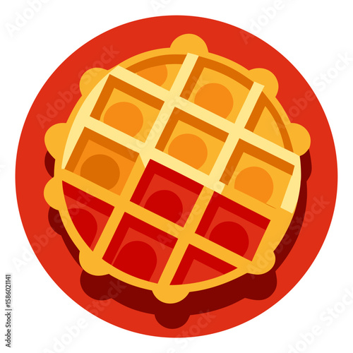 cake on white background