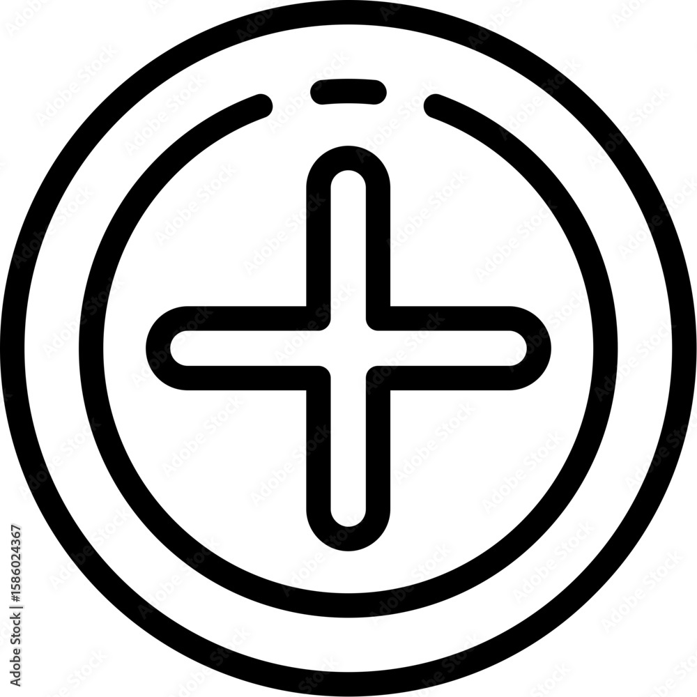 Fototapeta premium Plus Icon