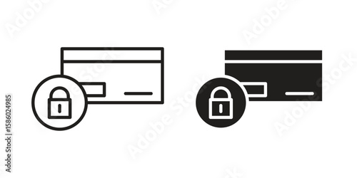 Credit limit icon. linear style sign for mobile concept and web design.